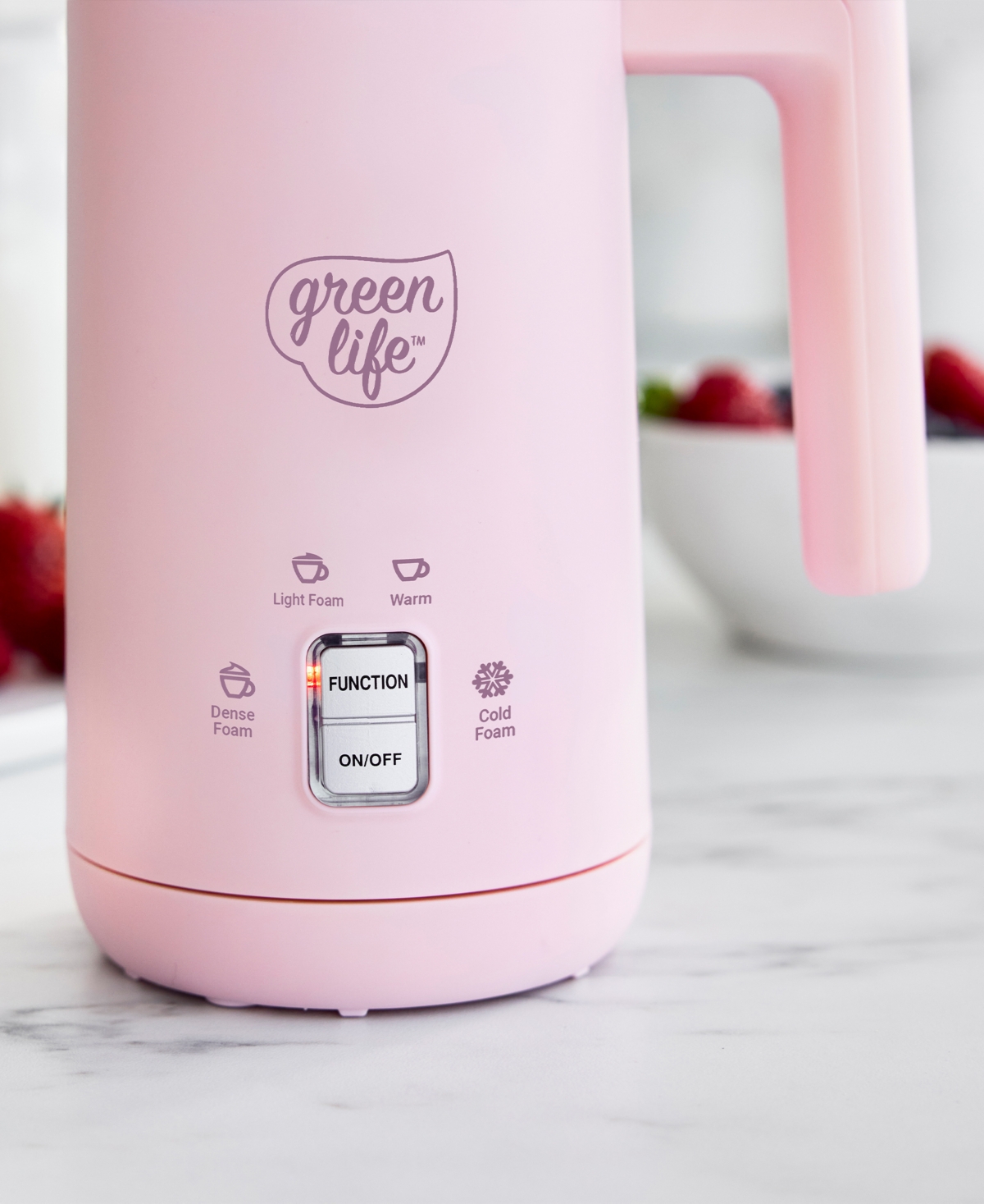 Greenlife 10 Oz. Instant Milk Frother In Pink