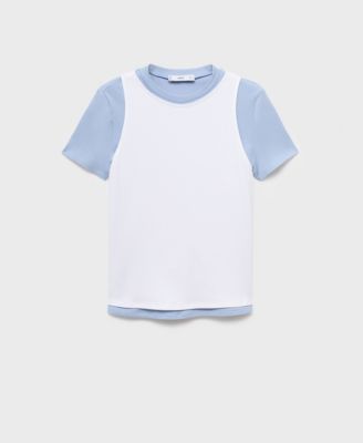 MANGO - Women's Double Cotton T-Shirt