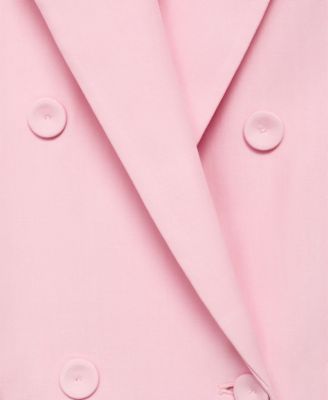 Women's Double-Breasted Suit Blazer