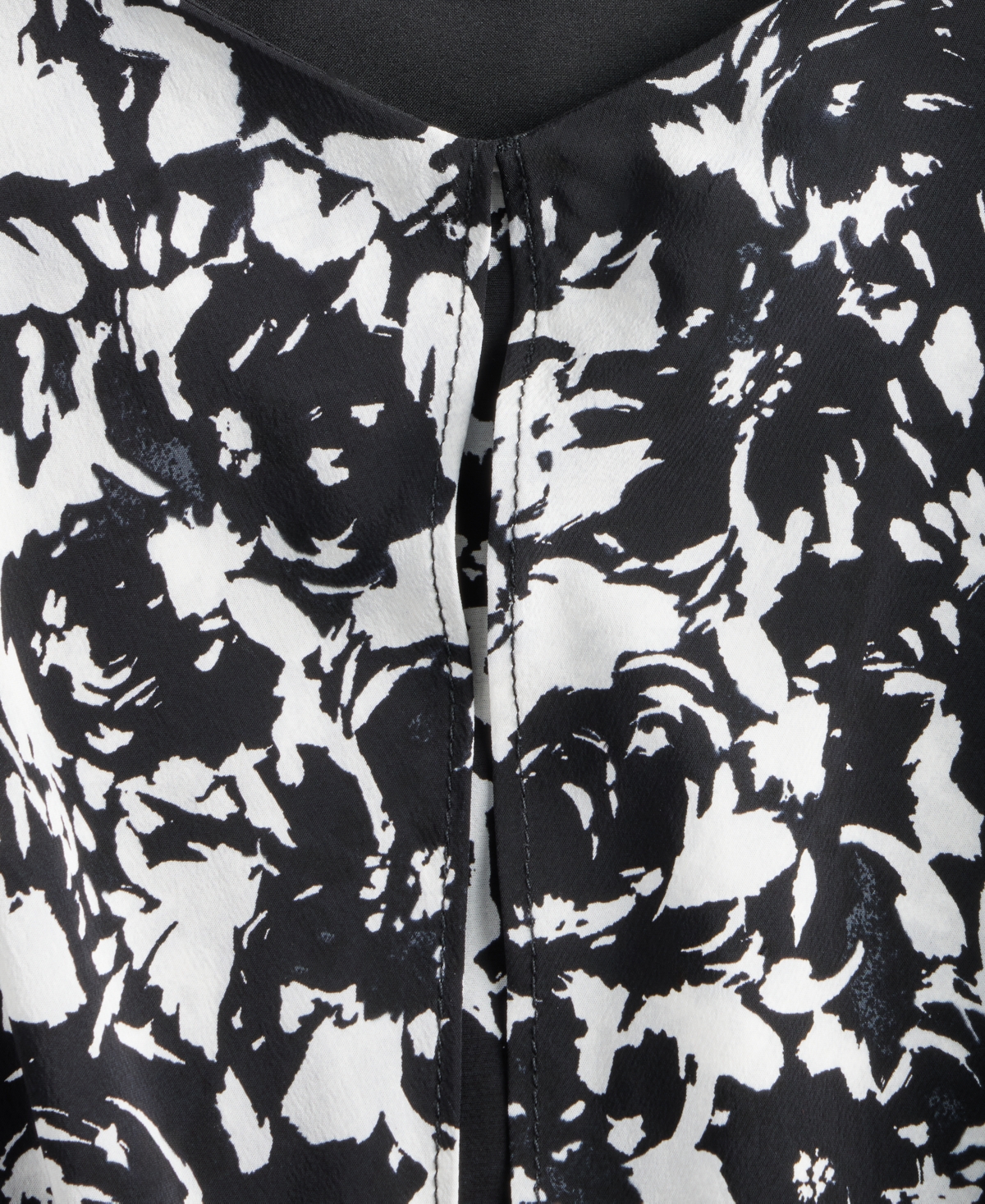 I.n.c. International Concepts Women's Printed Cold-Shoulder Short-Sleeve Ruffled Top, Macy's Exclusive