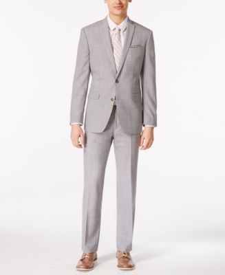 Bar III Men's Light Grey Slim Fit Suit Separates, Only at Macy's ...