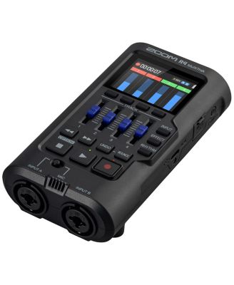 R4 MultiTrak 32-Bit Float Handheld Recorder Bundle with Studio Monitor Headphonex & Cables
