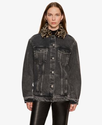 Sanctuary - Women's Long Sleeve Boyfriend Trucker Jacket