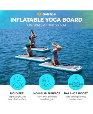 SolFit 94 Inch Stand Up Paddle Board Aquatic Yoga Mat with Camera Mount