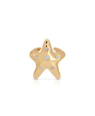 Starfish Luxe Cuff Earrings