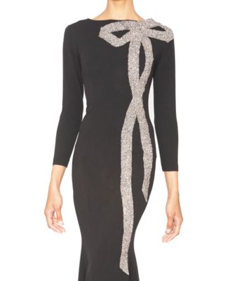 Women's Bow Trim Detail Gown