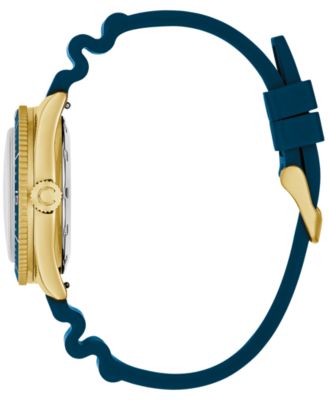 Men's Vintage Sport Sea Hunter Blue Rubber Watch, 39mm