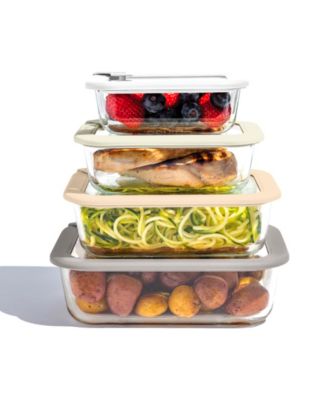 Signature 8-Pc. Glass Food Storage Set