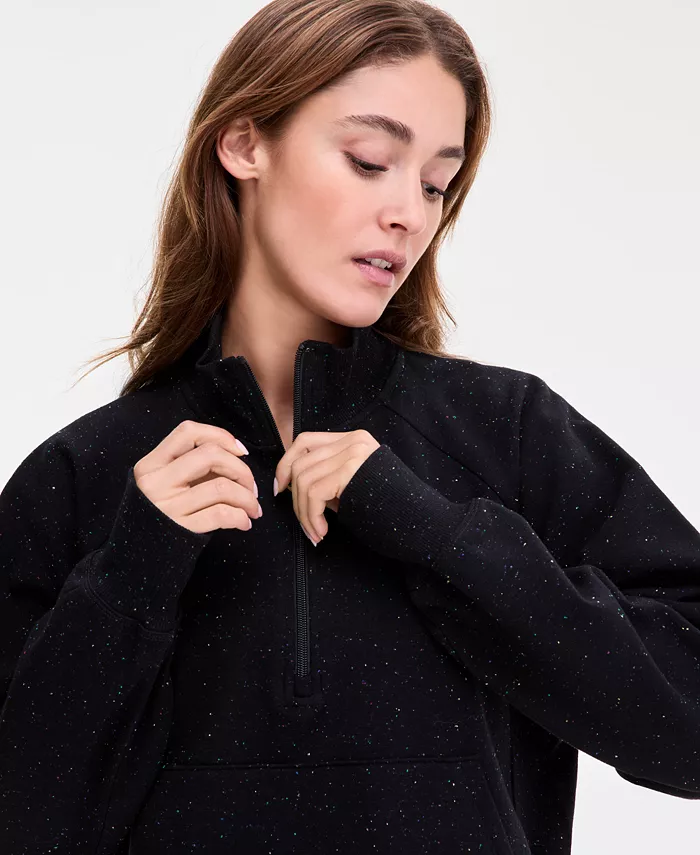 Women's Fleece Quarter-Zip Sweatshirt - thumbnail 2