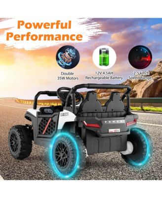 12V Kids Ride on Truck with Parental Remote 3 Speeds & Reverse Forward Function