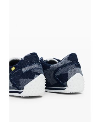 Women's Denim patchwork sneaker