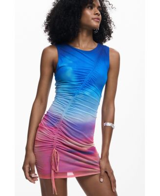 Women's Draped sleeveless dress