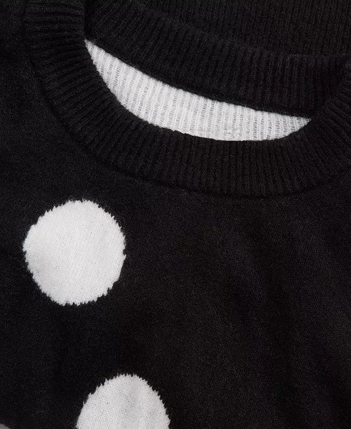 Women's Exploded Dot Pullover Sweater - thumbnail 4