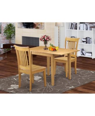 Dining Room Set Oak, NDPO3-OAK-W