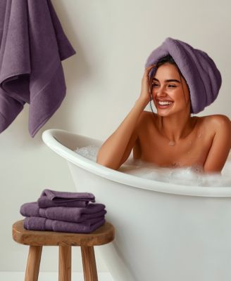 Luxury Zero Twist Cotton 8-Pc. Bath Towel Set