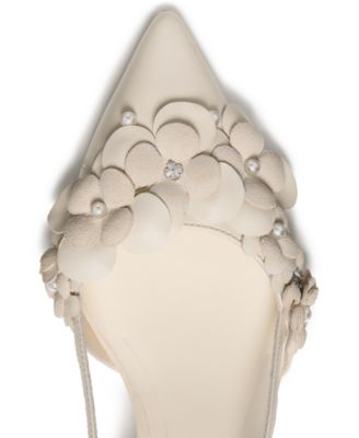 Women's Flower Garden Slingback Pumps