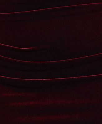 Plus Size Off-Shoulder Short Velvet Dress