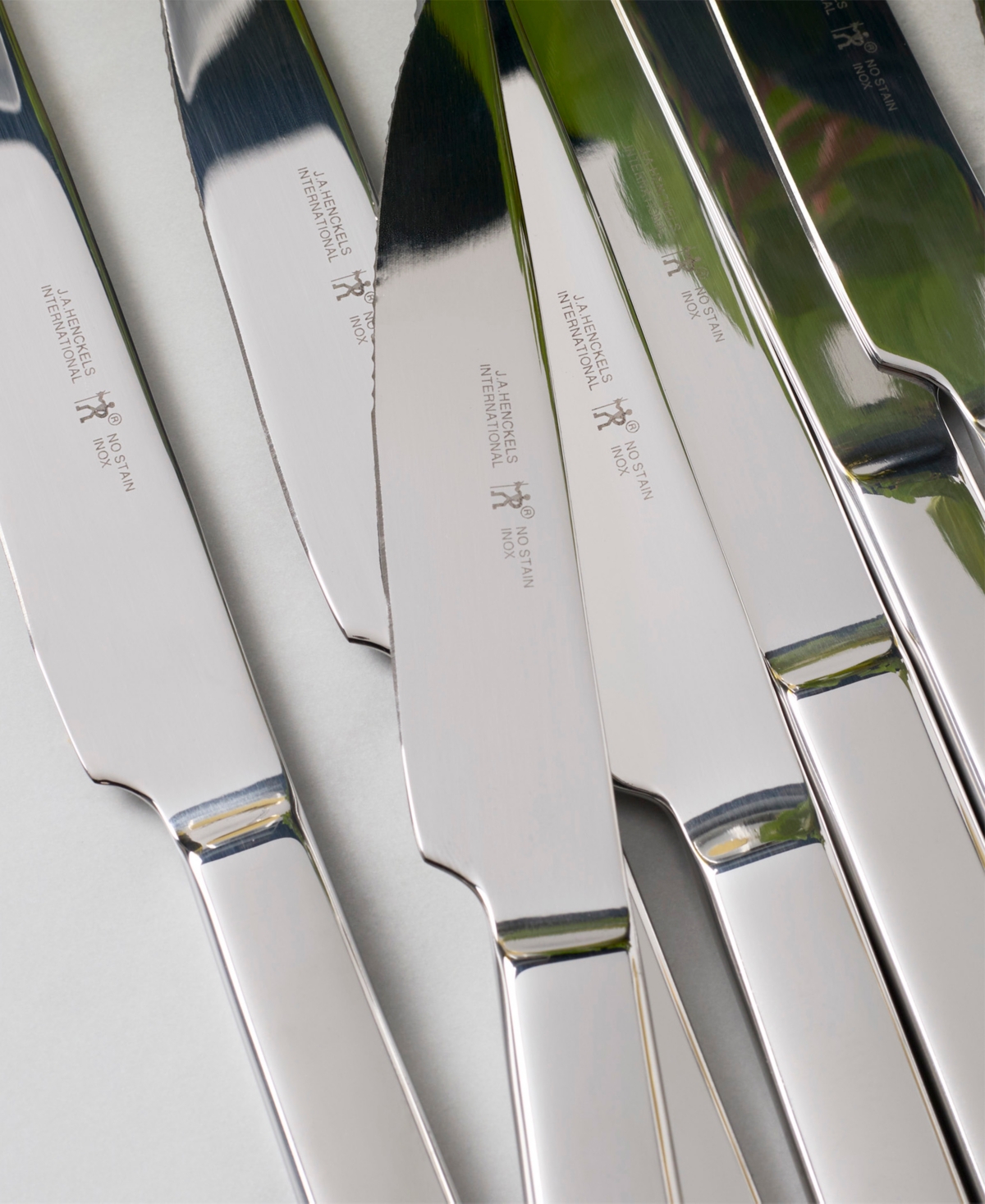 Henckels 8-pc. Stainless Steel Steak Knife Set In Silver