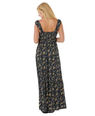 Women's Pacific Rider Ditsy Short Sleeve Maxi Dress