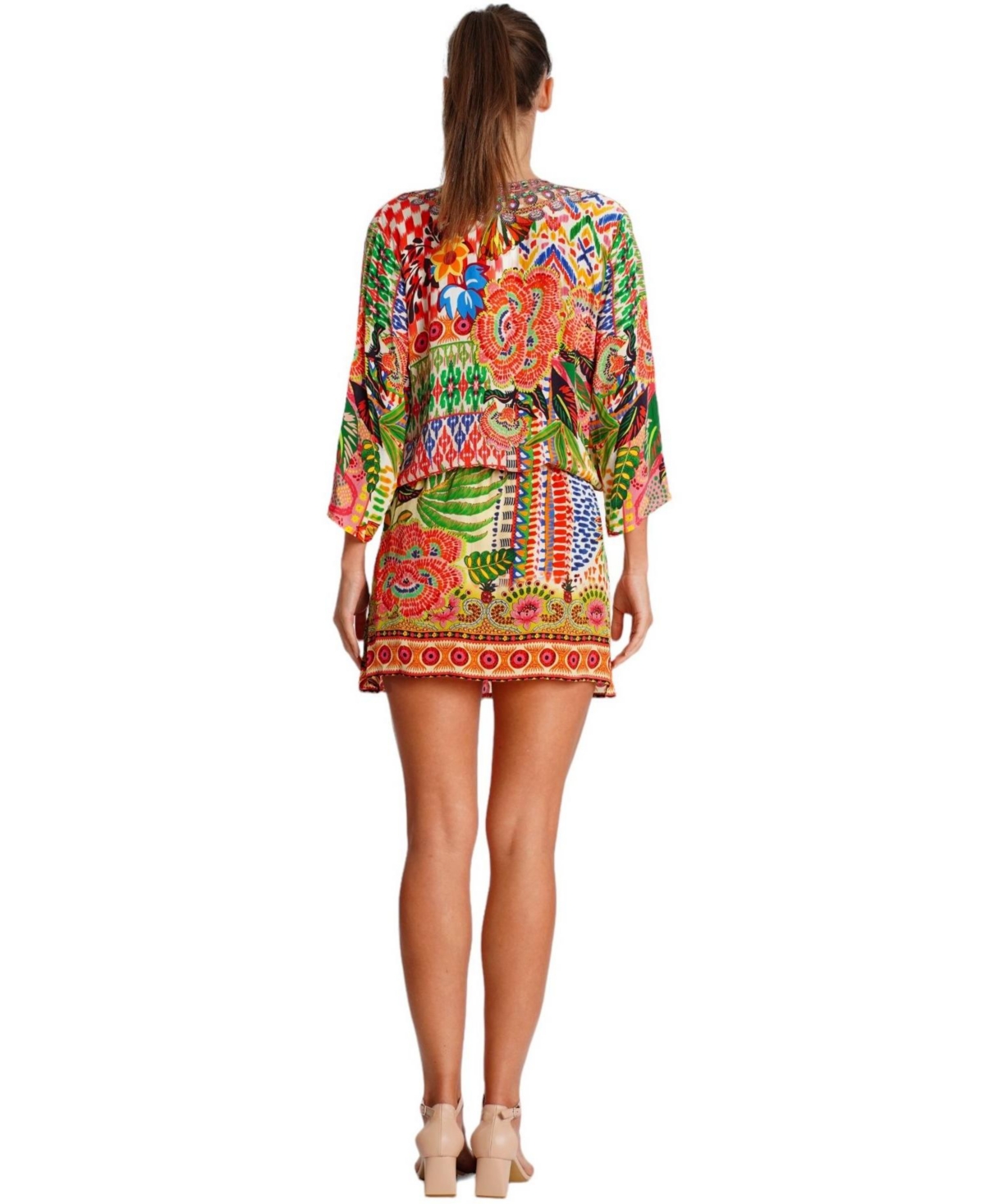 La Moda Clothing Women's Short Tunic Dress