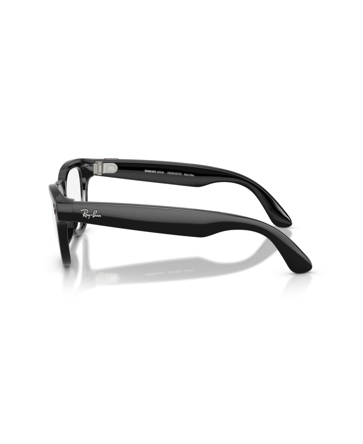 Ray Ban Unisex Ai Meta Gen2 Skyler Transition Glasses, Rw4014 In Black