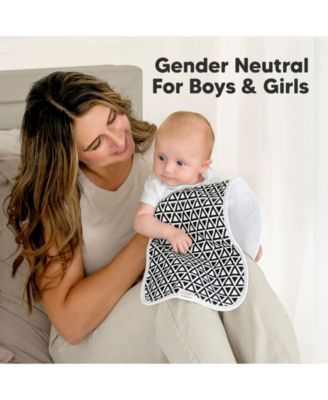 Kids 5pk Urban Burp Cloths, Organic Burping Cloth for Babies, Burp Rags