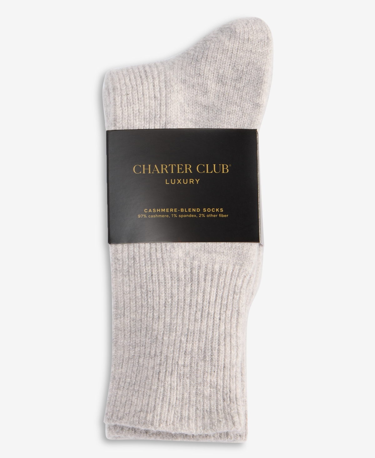 Charter Club Women's 100% Cashmere Solid Socks, Macy's Exclusive