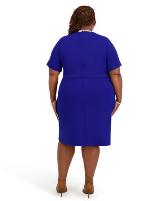 Women's Short Sleeve Crewneck Dress