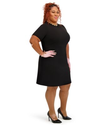 Women's Short Sleeve Crewneck Dress