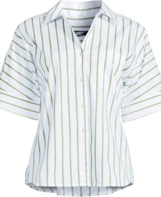 Women's Cooling Elbow Sleeve Button Front Shirt