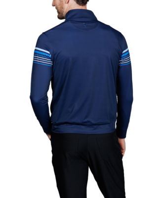 Engineered Stripe Performance Quarter Zip