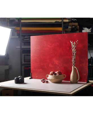 Duo Board - 30x40" Double Sided Surface Board, Cobalt Blueberry/Cranberry Crimson