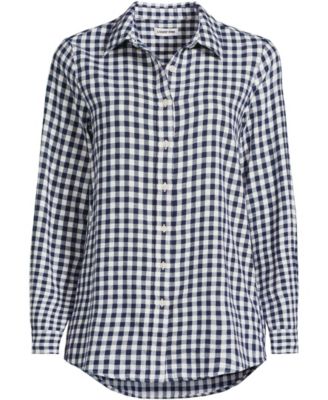 Women's Flannel Boyfriend Long Sleeve Shirt