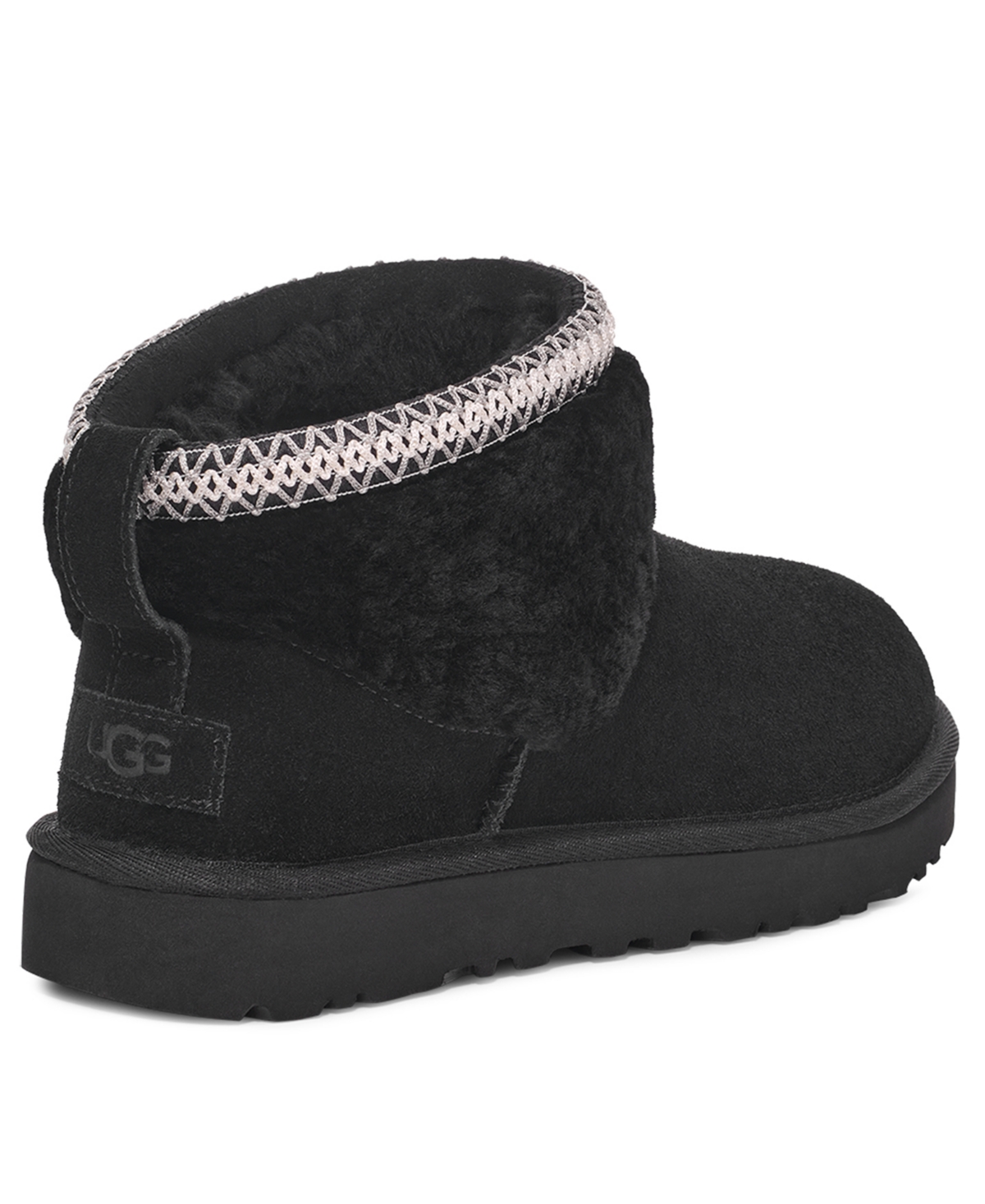 Ugg Women's Classic Ultra Mini Max Curly Boots In Animal Print