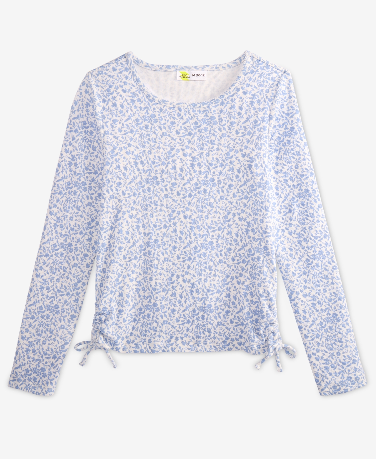 Epic Threads Girls 5-18 Floral Print Long Sleeve Top, Macy's Exclusive