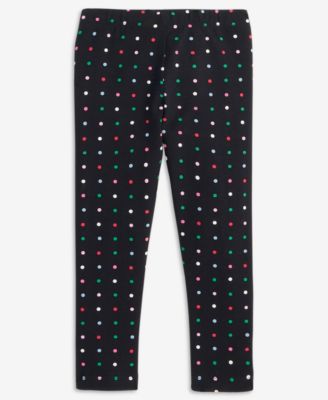 Toddler Girls Multi-Dot Printed Leggings, Macy's Exclusive
