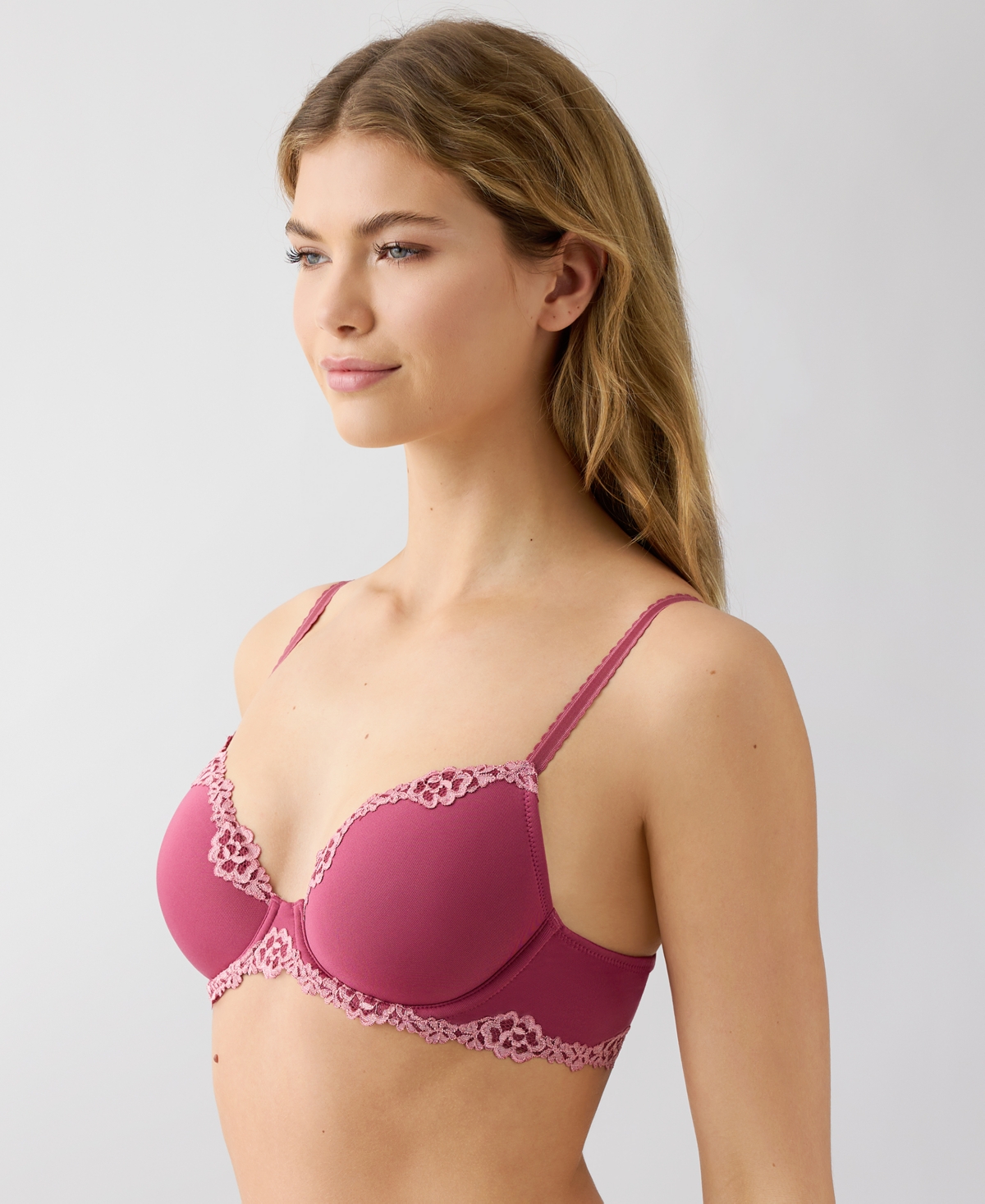 B.tempt'd Women's Future Foundation Lace Underwired T-shirt Bra 953453 In Pink