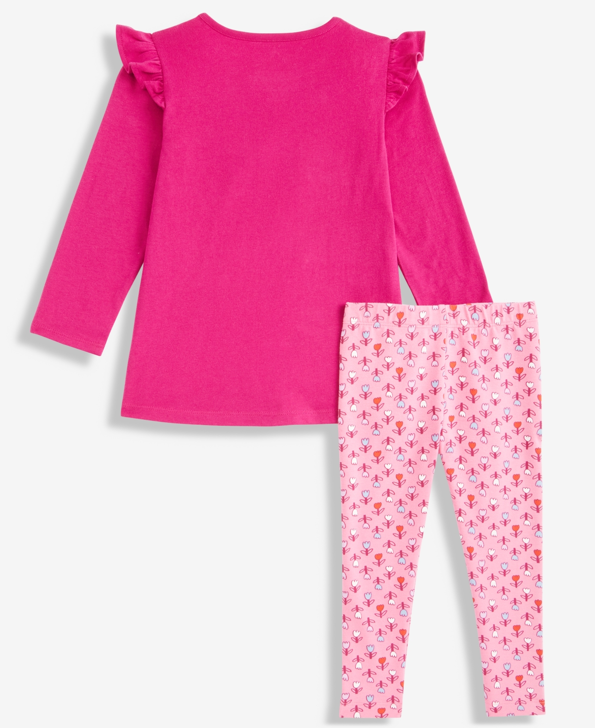 Epic Threads Girls Toddler 2T-4T 2-Piece Ruffled Top and Leggings Set, Macy's Exclusive
