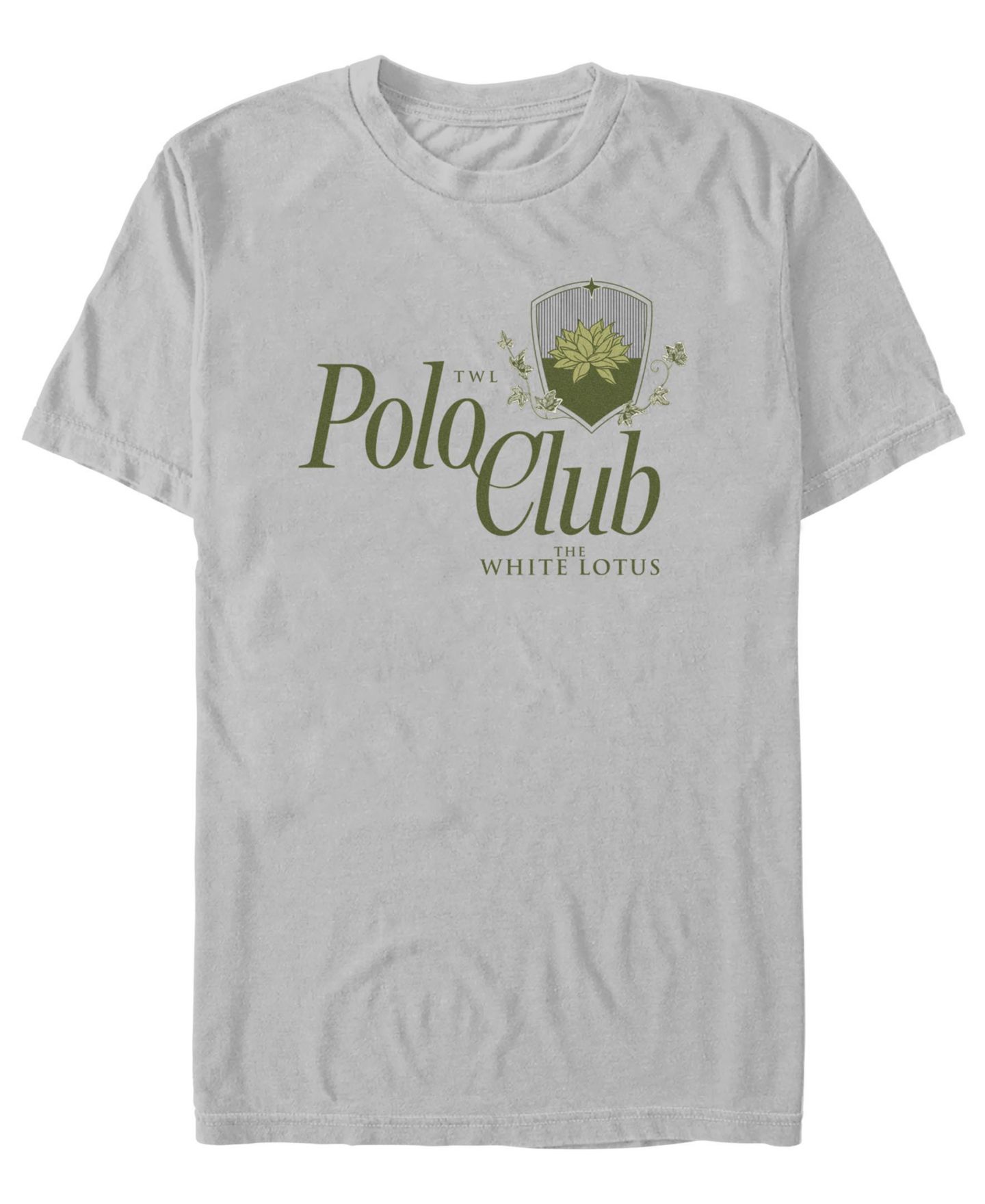 Мужская футболка Fifth Sun The White Lotus Polo Club Crewneck, цвет: Ледяной серый — фото 1