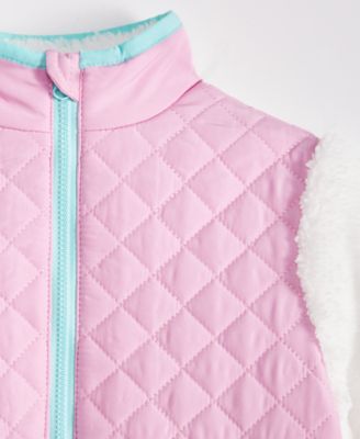Girls' Toddler 2T-4T Quilted Long-Sleeve Jacket, Macy's Exclusive