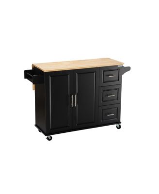Extendable Table Mobile Kitchen Island