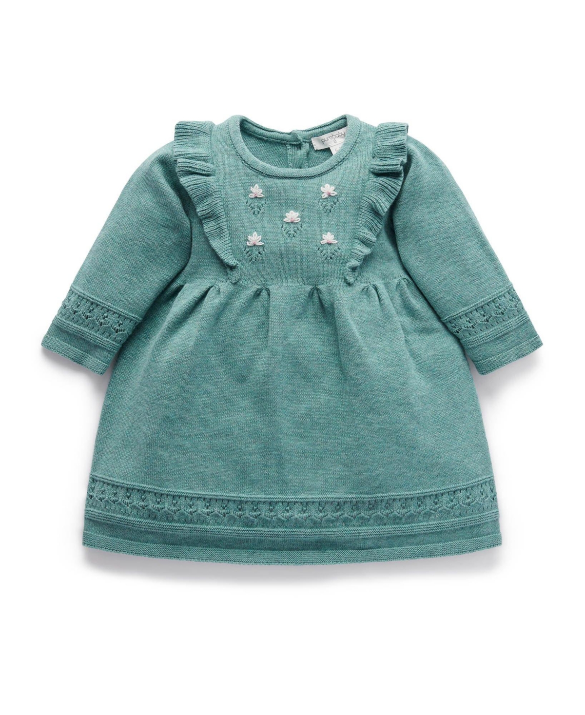 Purebaby Baby Girls Primrose Knitted Dress