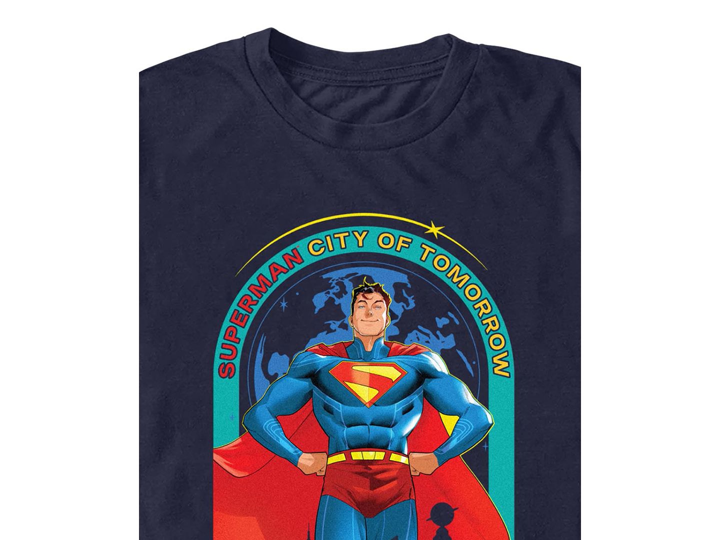Мужская футболка Fifth Sun Superman 2025 Graphic Print, цвет: Тёмно-синий — фото 3