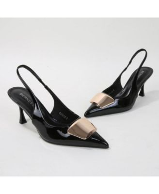 Capri Slingback with Metal Accent