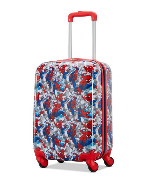 Чемодан American Tourister Spiderman 18" Hardside Carry-On Spinner Luggage, цвет: Разноцветный