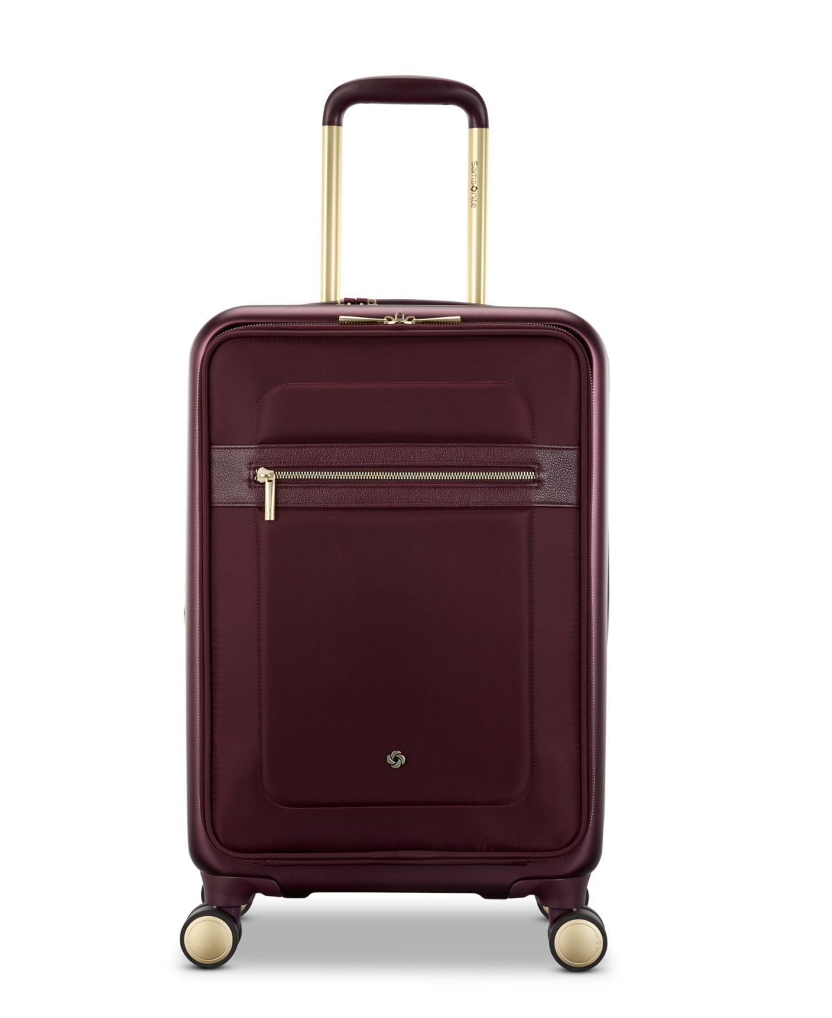 Samsonite Mobile Solution 2 Expandable 20" Carry-on Spinner Luggage In Burgundy