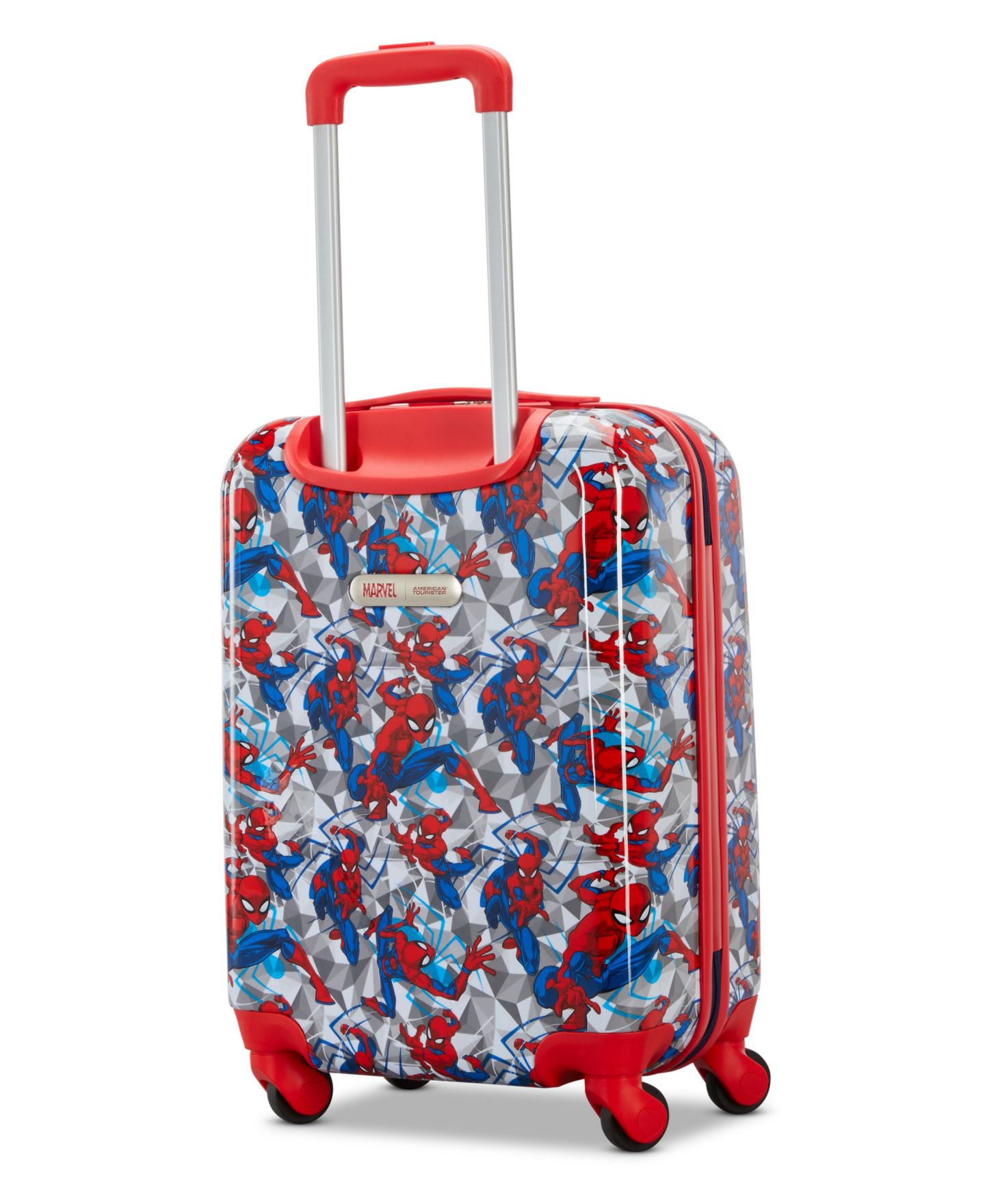 Чемодан American Tourister Spiderman 18" Hardside Carry-On Spinner Luggage, цвет: Разноцветный — фото 4