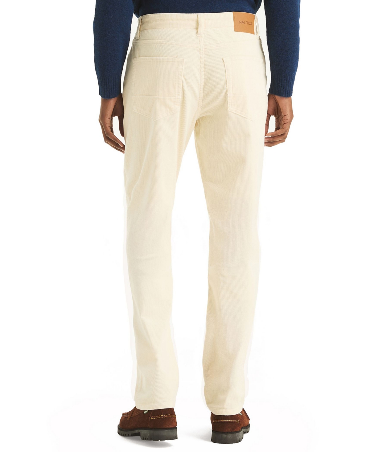 Nautica Men's Straight Fit Corduroy Pants In Neutral