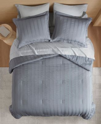 Logan Woven Striped 7-Pc. Comforter Set, King