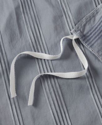 Logan Woven Striped 2-Pc. Duvet Cover Set, Twin/Twin XL